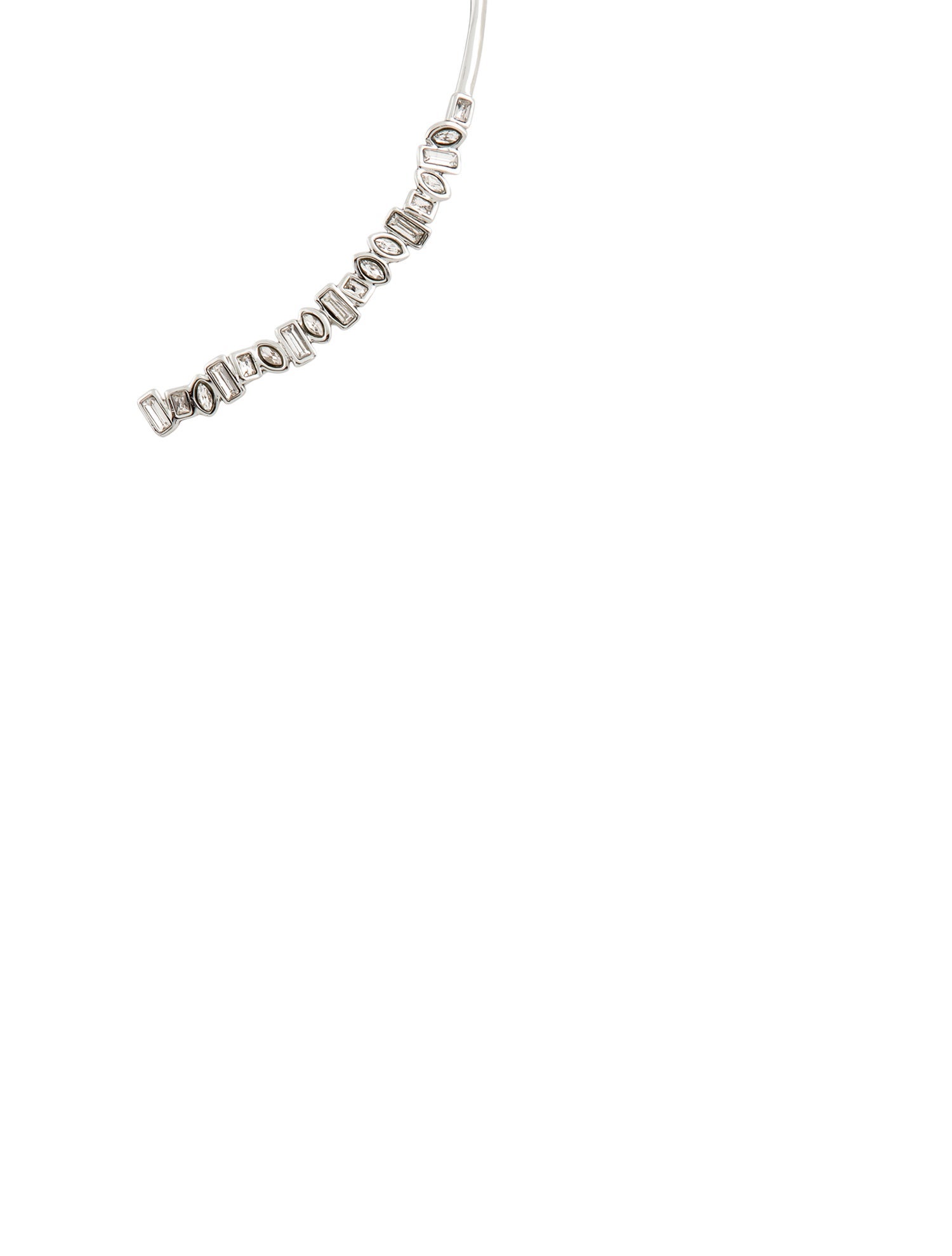 Alexis Bittar Crystal Hinge Collar Necklace